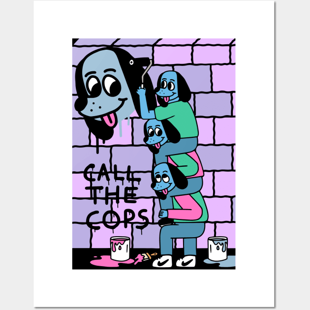 Call The Cops Wall Art by SEXY RECORDS